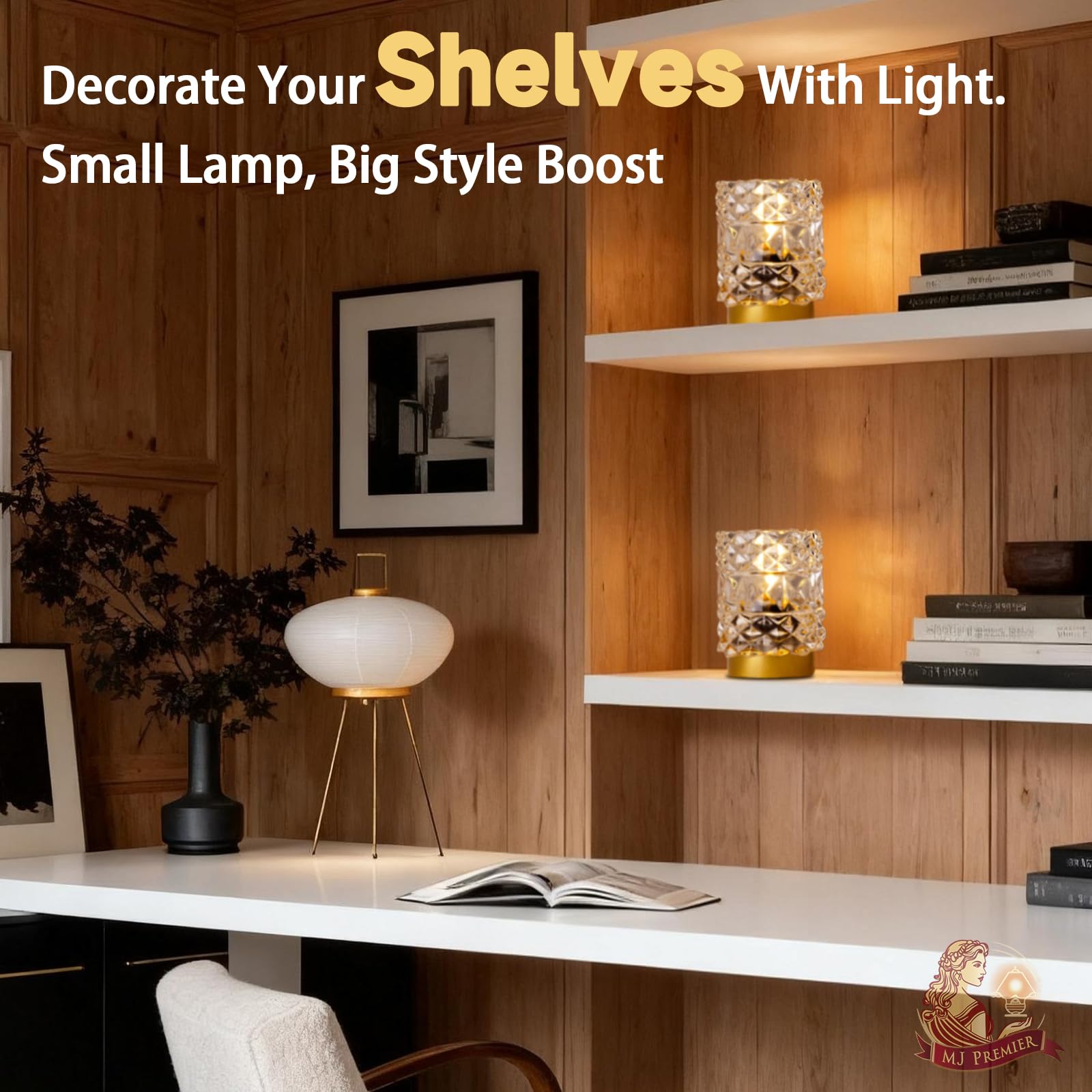 MJ PREMIER soft warm light perfect for bedrooms and entryways
