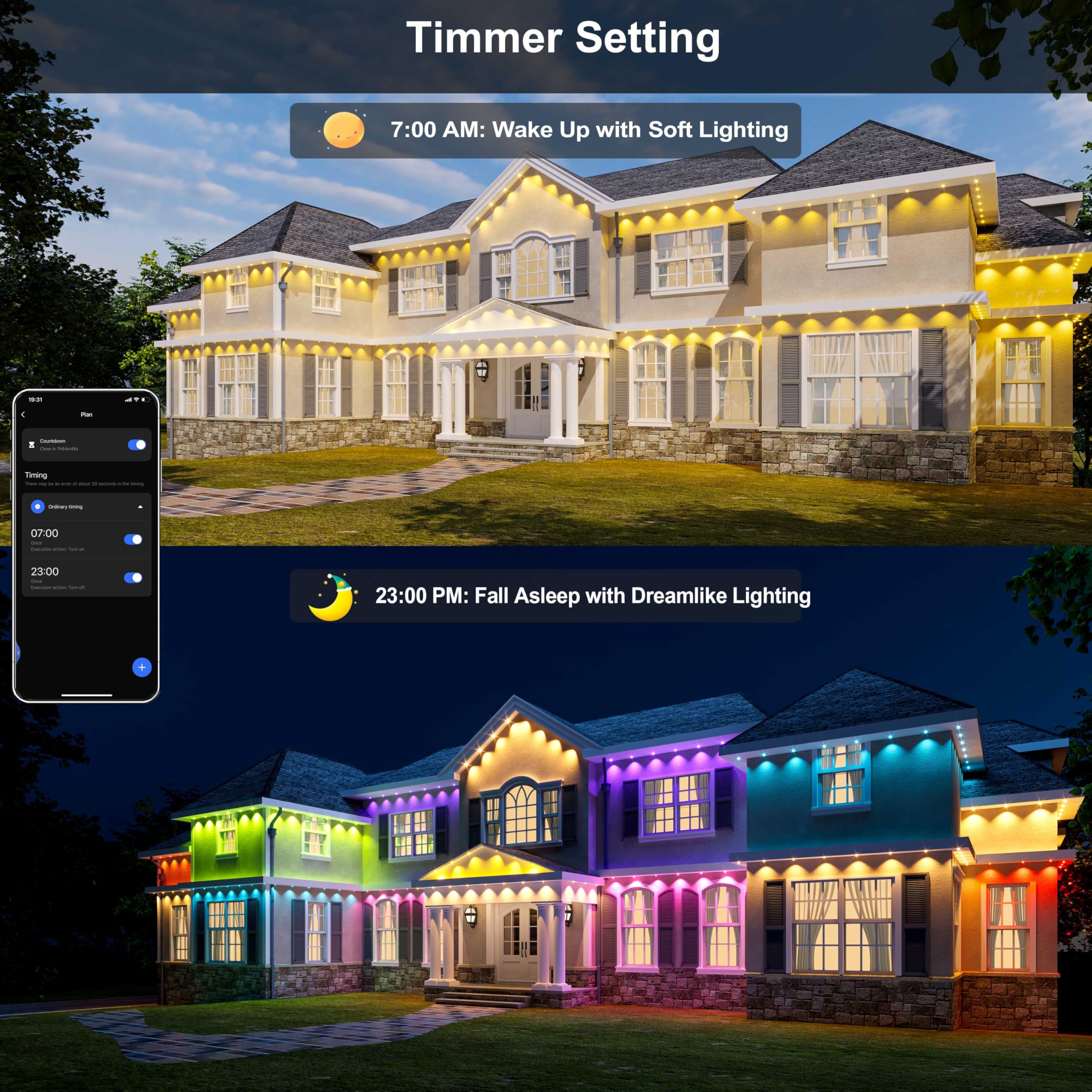 MJHH easy installation with 3M mounting and quick Bluetooth setup.