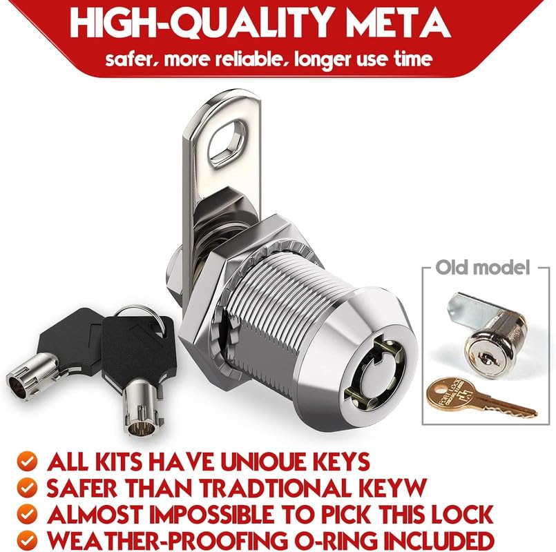 Versatile MKING lock for RV doors, cabinets, and mailboxes.