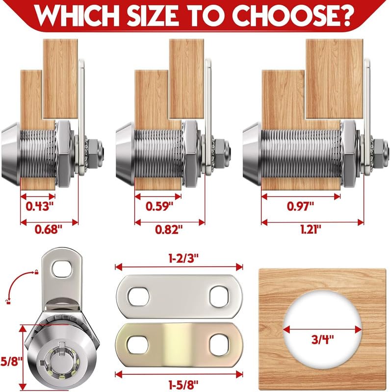 Two universal keys simplify access across same-size locks.