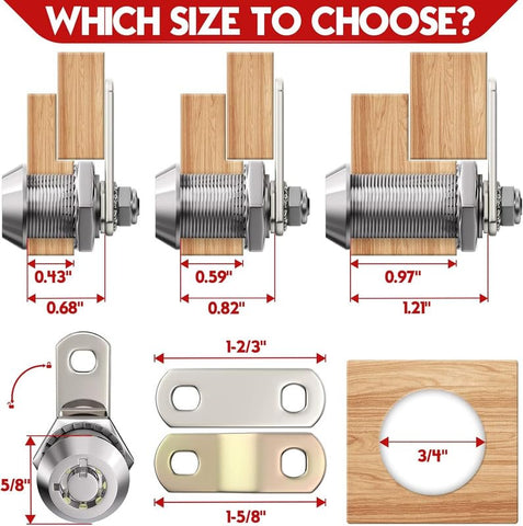 Two universal keys simplify access across same-size locks.