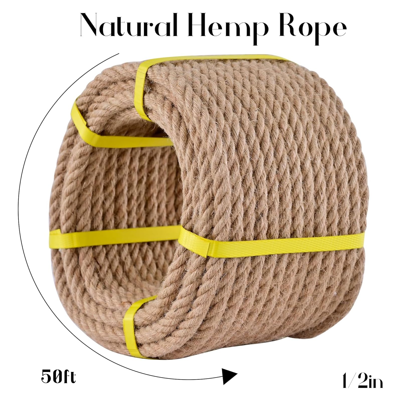 MKMJ jute rope neatly packaged and tangle-free for easy handling