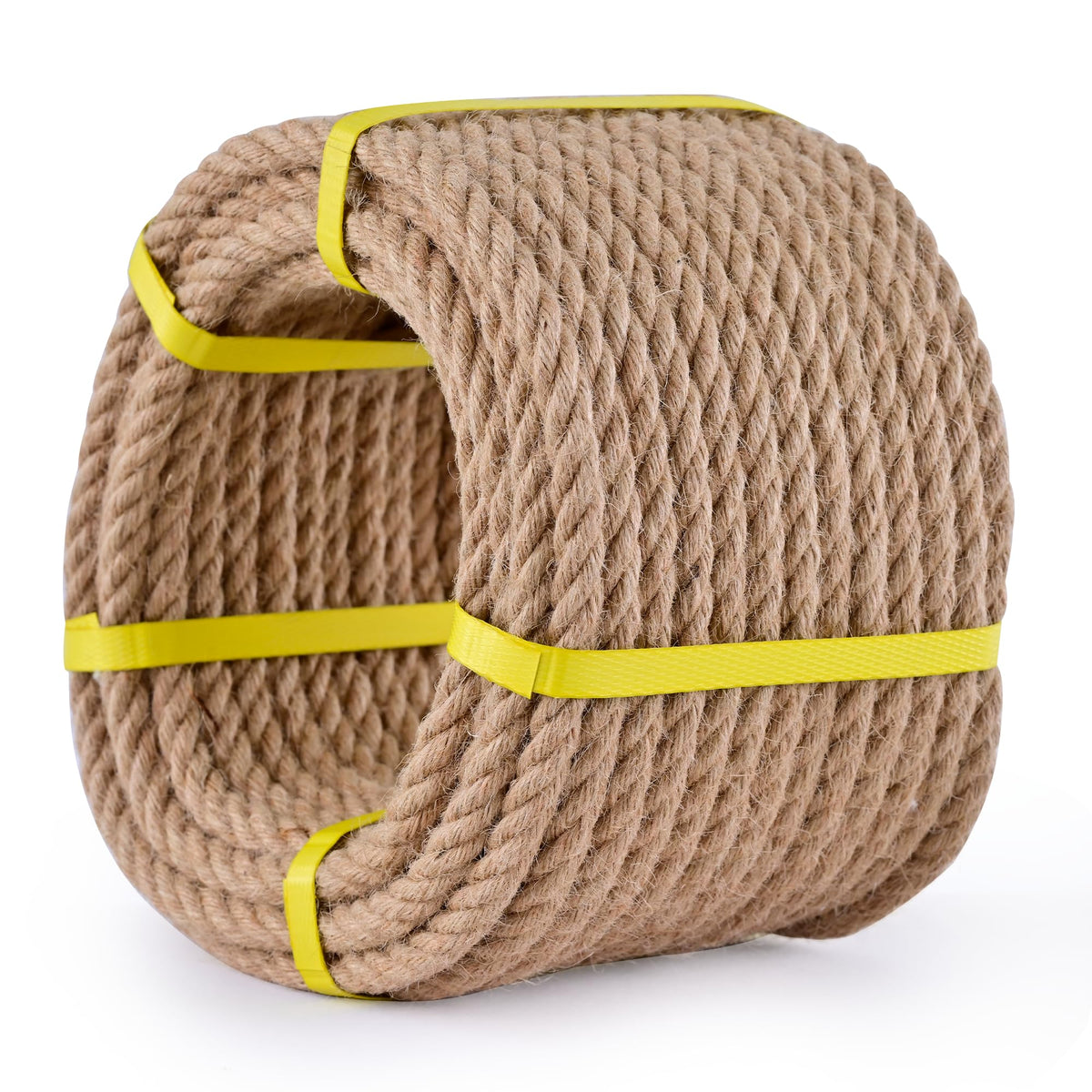 MKMJ jute rope coil showing natural fibers ideal for crafts and DIY projects