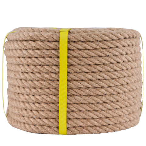 MKMJ jute rope available in multiple sizes 50 ft and 100 ft