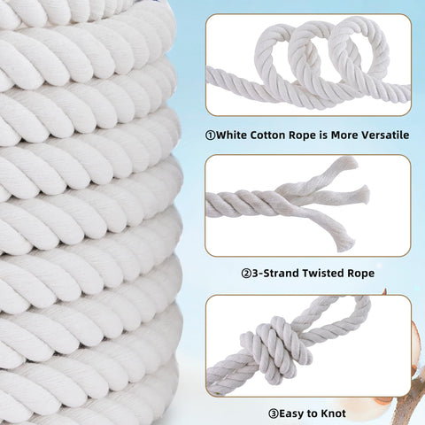 MKMJ DIY crafts rope ideal for knots, braids, and decorative fixtures