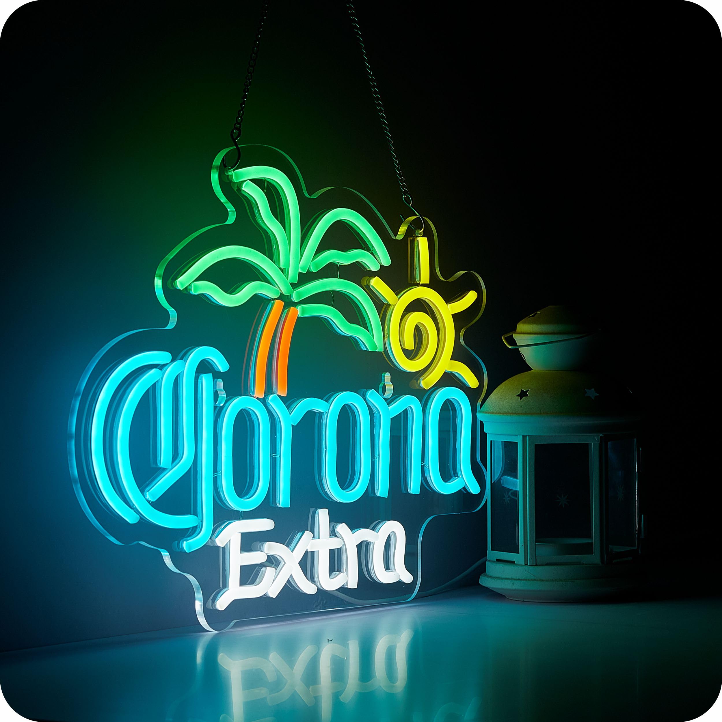 MkoGad neon bar sign with dimmable brightness for customizable ambience.