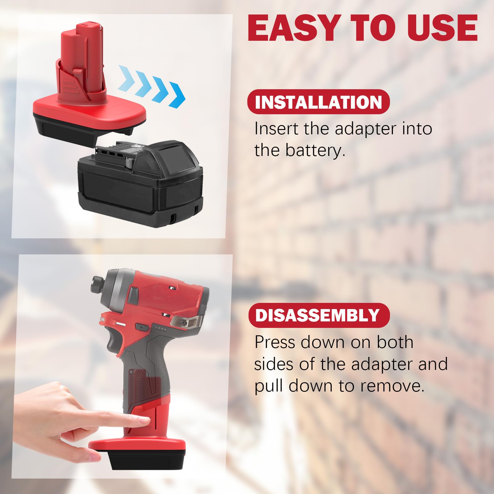 ML18M12 adapter safe reduced-voltage design label visible