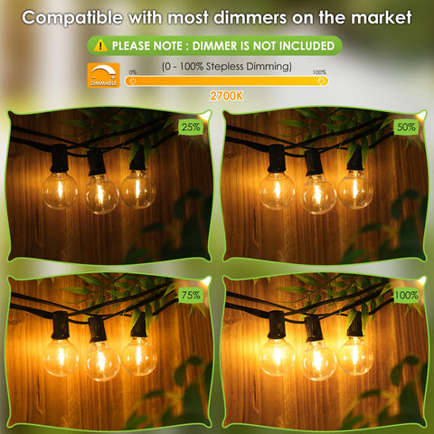Mlambert 53 globe bulbs deliver shatterproof durability for easy backyard setup
