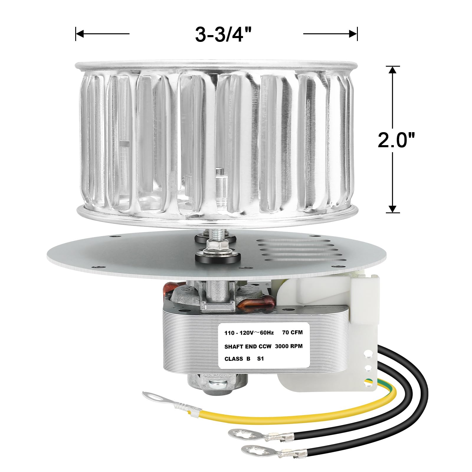 MLDWH replacement heat motor assembly for 9093 delivers reliable airflow with low noise