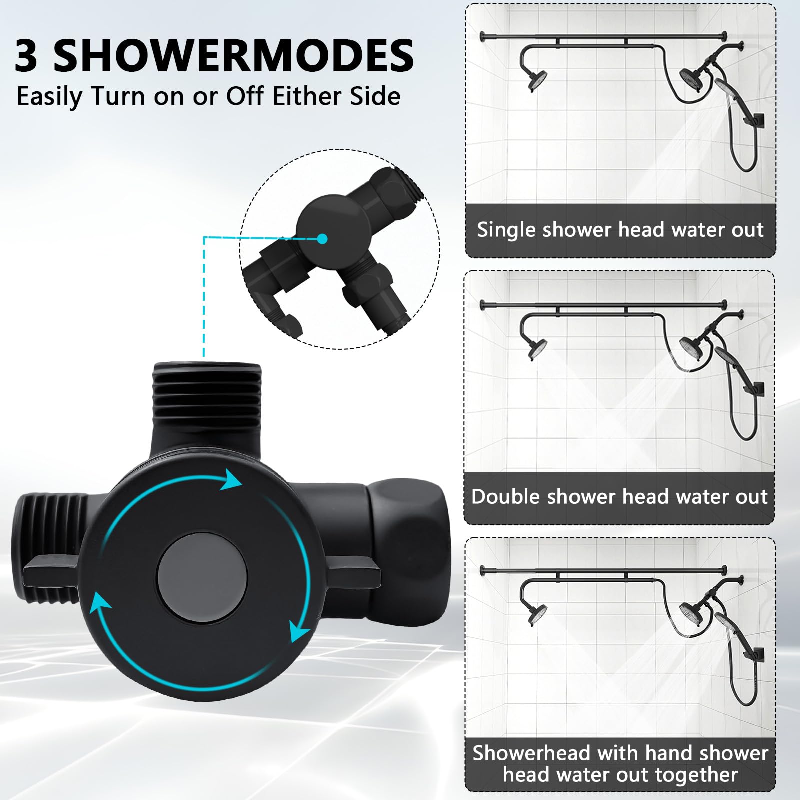 MLLNFUE handheld shower head attachment for flexible rinsing