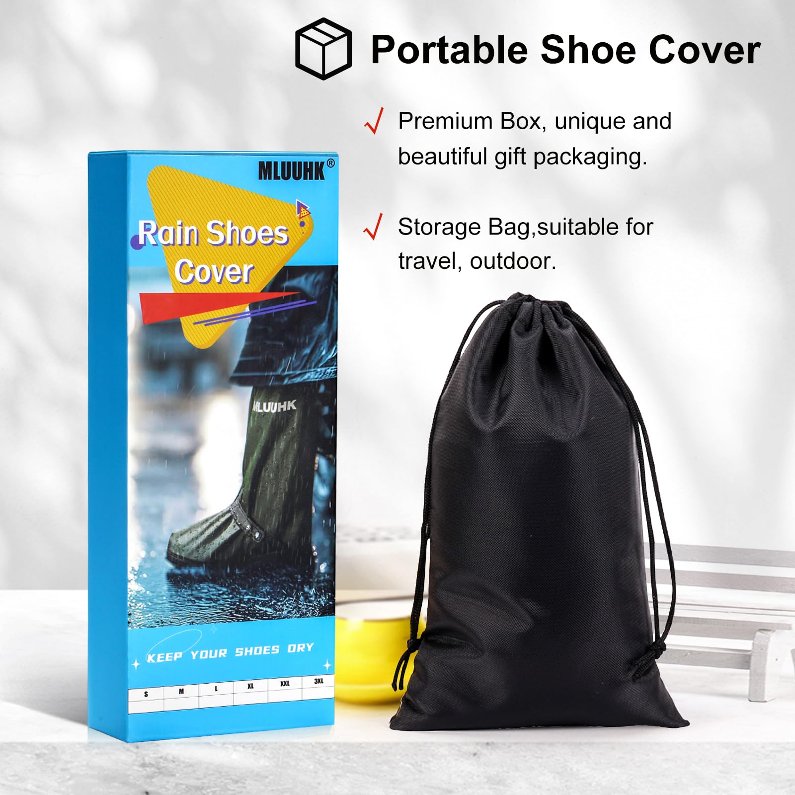 MLUUHK reinforced sole delivers reliable traction on wet surfaces.