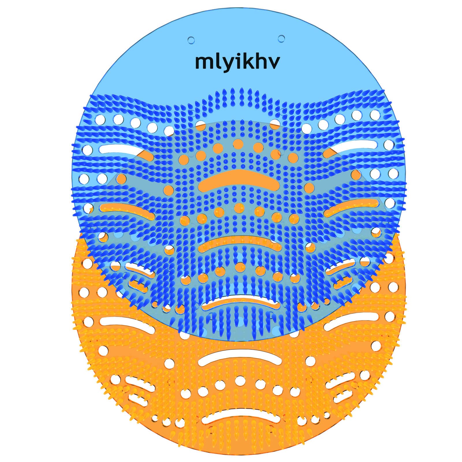 mlyikhv urinal screen blue pack for long-lasting odor control in restrooms