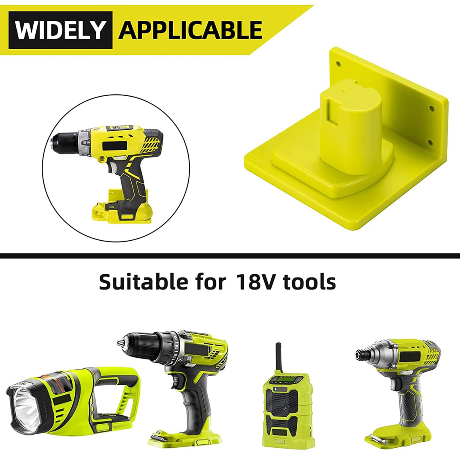 MLYNZXJSY tool holder-durable-abs-plastic close-up highlights sturdy build.