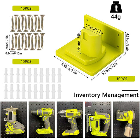 MLYNZXJSY tool holder rail-screw-holes-closeup shows sturdy mounting for workshops.