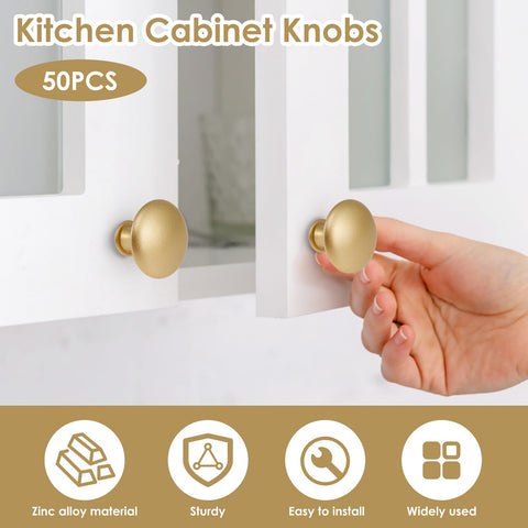MLYNZXJSY bulk 50 pack knobs on display, lightweight yet sturdy for daily use.