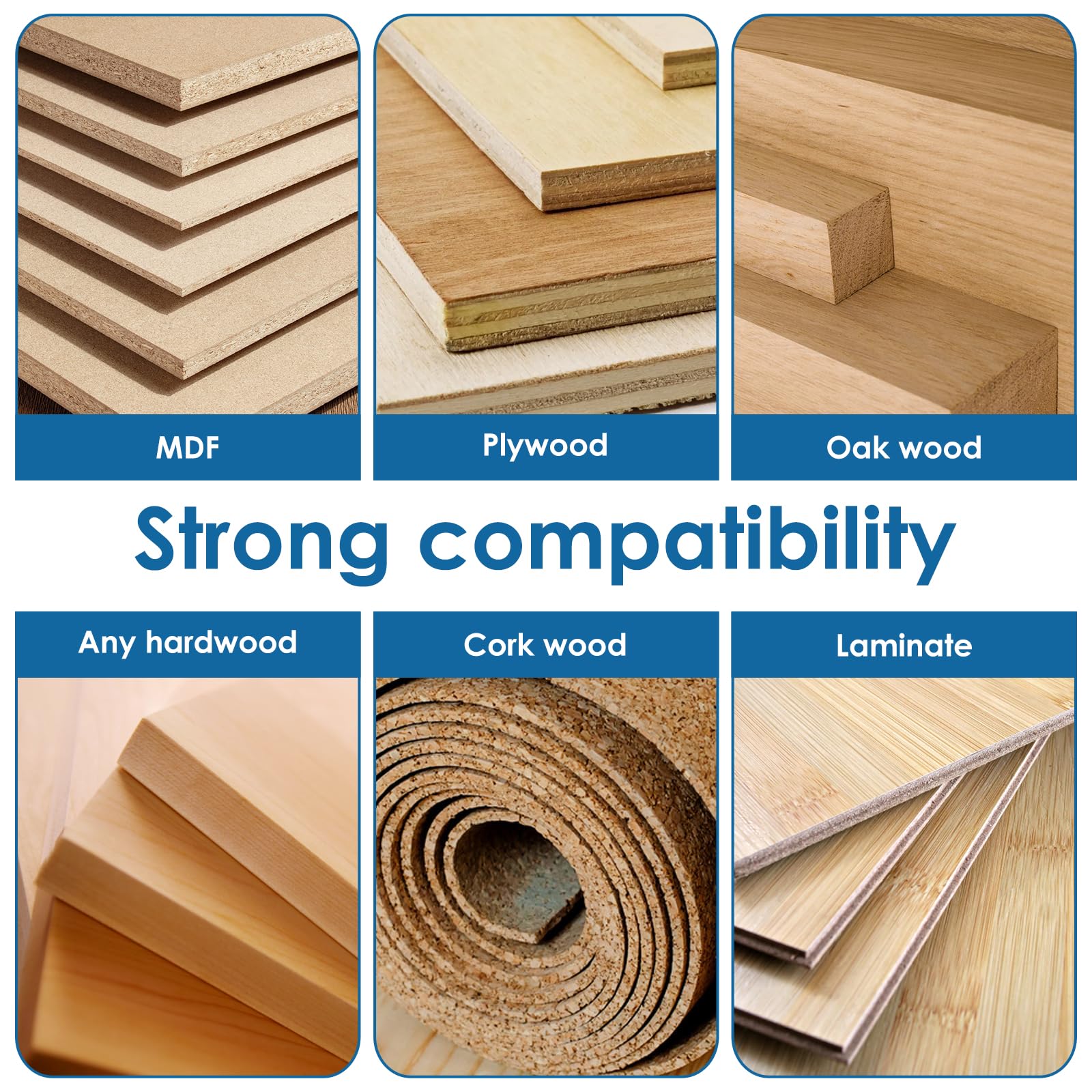MLYNZXJSY suitable for MDF, hardwood, plywood and other woods.