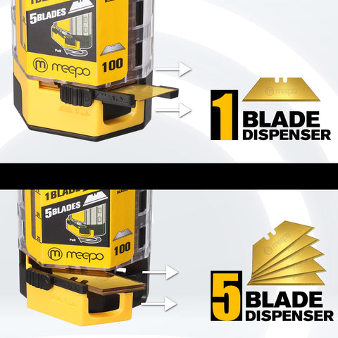 M MEEPO rust-resistant utility blades for long-lasting use