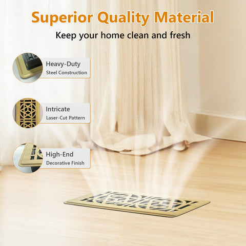 MMFSF adjustable damper vent cover enables customized airflow for comfort.