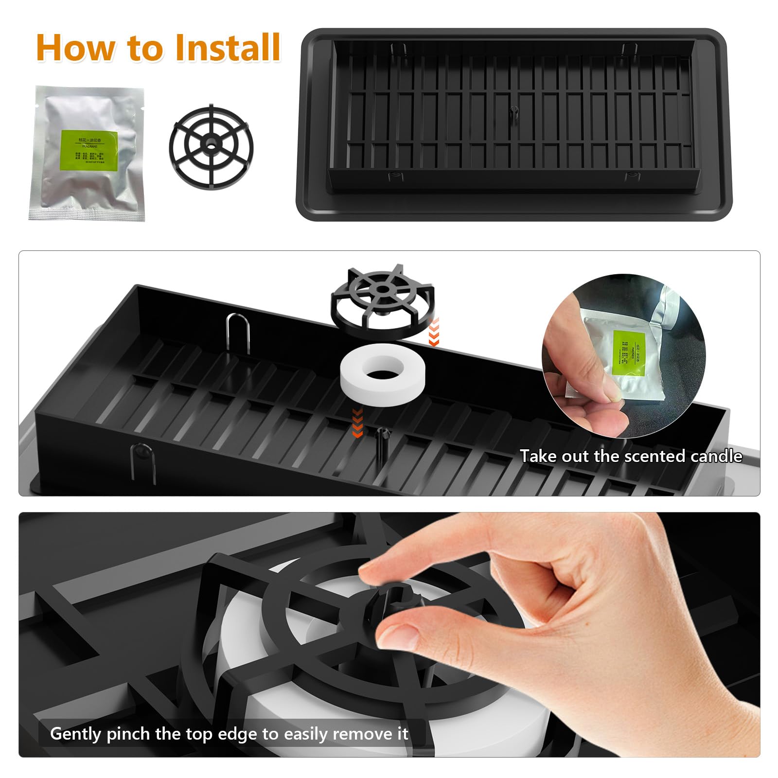 MMFSF tool-free installation demonstrates quick setup without screws.