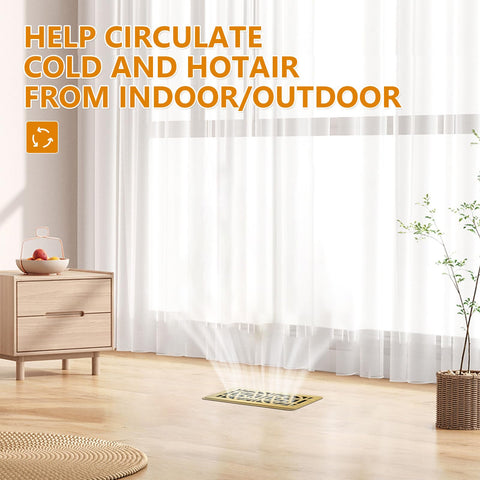 MMFSF rust-proof metal vent cover resists corrosion and maintains appearance.
