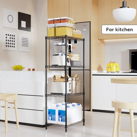 MMZG kitchen setup shows organized storage for cookware