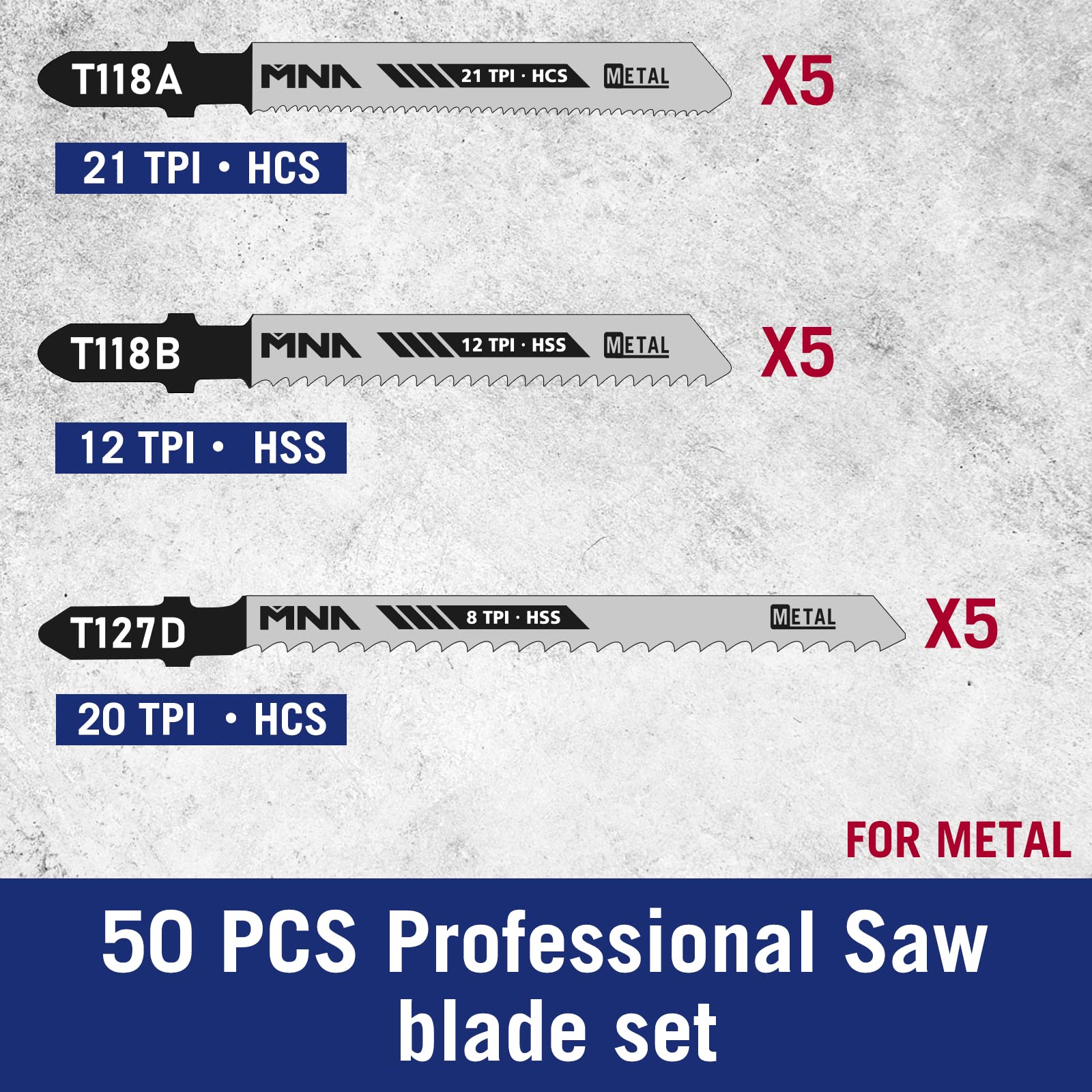 MNA plastic-cutting blades ideal for quick repairs and DIY builds.