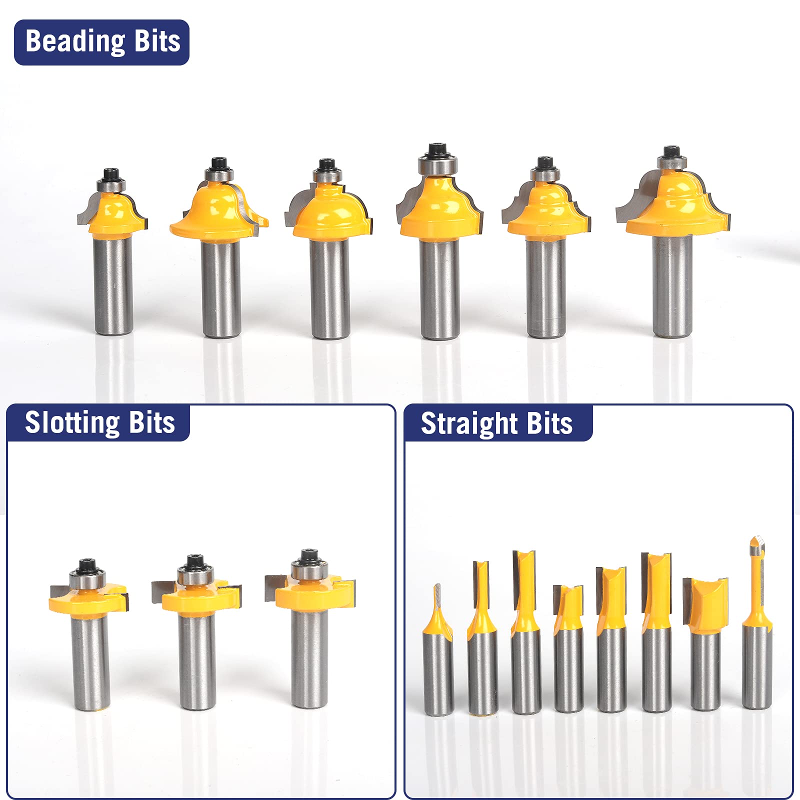 MNA Router Bits carbide grade C3 emphasizes wear resistance and sharp edges.
