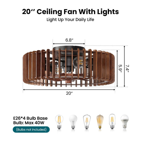 mnikopE four E26 sockets compatible with LED CFL or incandescent bulbs