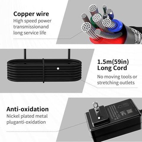Moccdor quick charge dock compatibility chart highlights supported battery models.