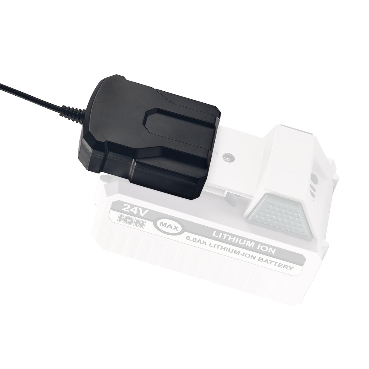 Moccdor quick charge dock front view showing compact charging hub.
