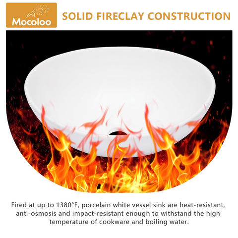 Mocoloo oval sink ideal for compact spaces in powder rooms