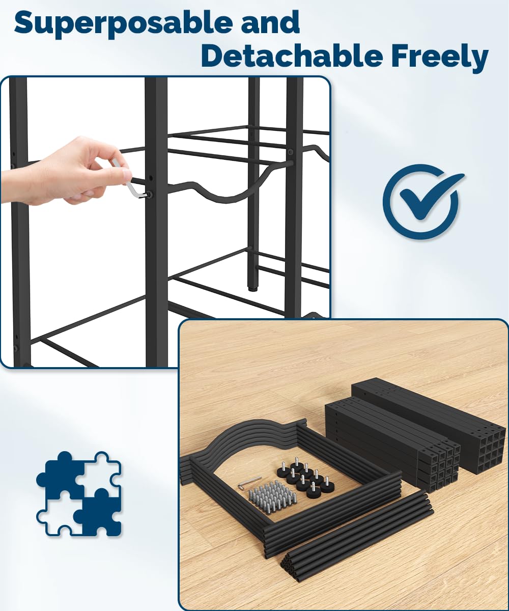 Mocomax adjustable feet ensure a level setup on uneven floors and protect surfaces.