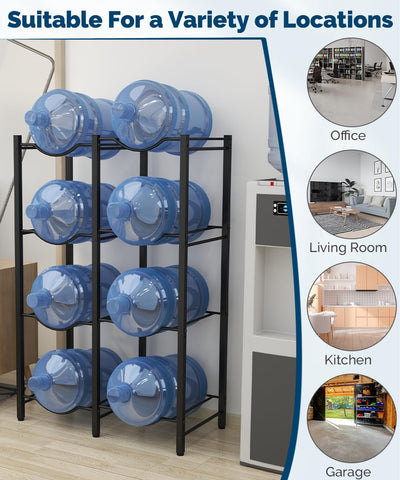 Mocomax versatile placement in living room or kitchen shows flexible storage options.