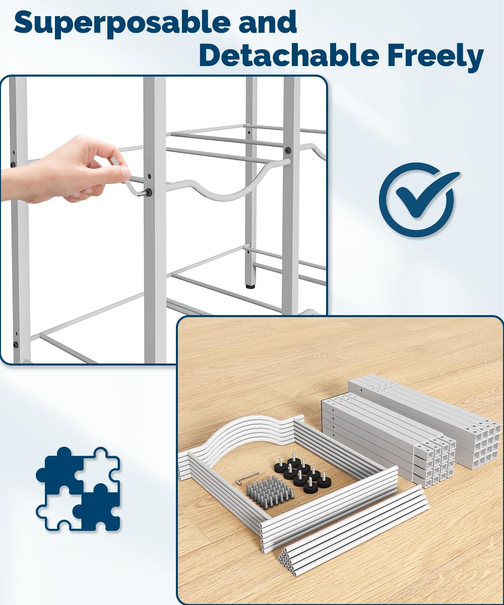 mocomax water jug rack shows leveling feet protecting floors