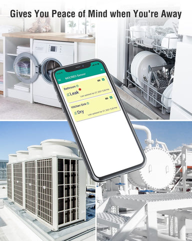 MOCREO SW2 up to 131 feet hub range for whole-home monitoring