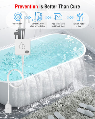 MOCREO SW2 waterproof-probe detail with sensor box for indoor use