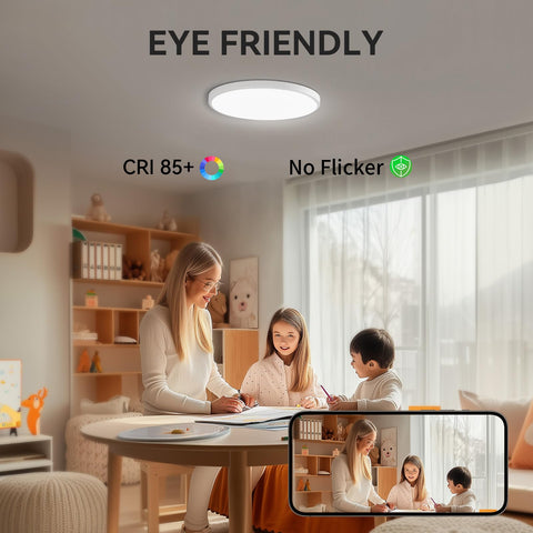MODERN universal base compatibility simplifies retrofits in many ceiling boxes.