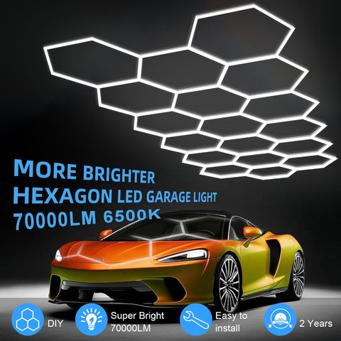 MODERN 18Grids 6500K natural white light aids clear visibility.