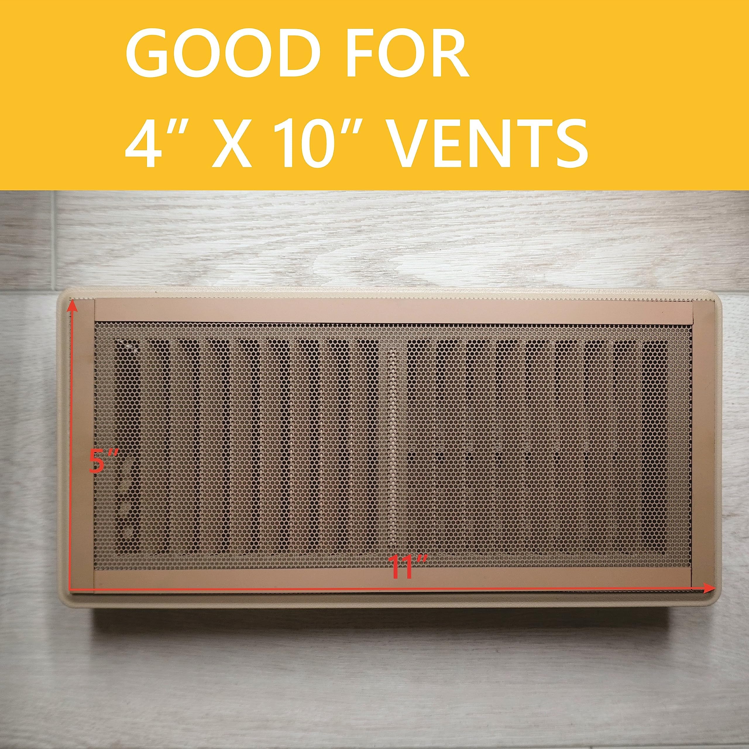 MODERN WAVE five-pack vent covers for homes or offices.