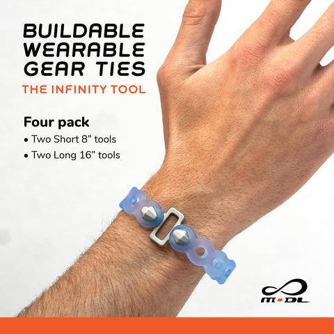 MODL Infinity Tool 2.0 wearable gear on a backpack shows immediate access to gear.