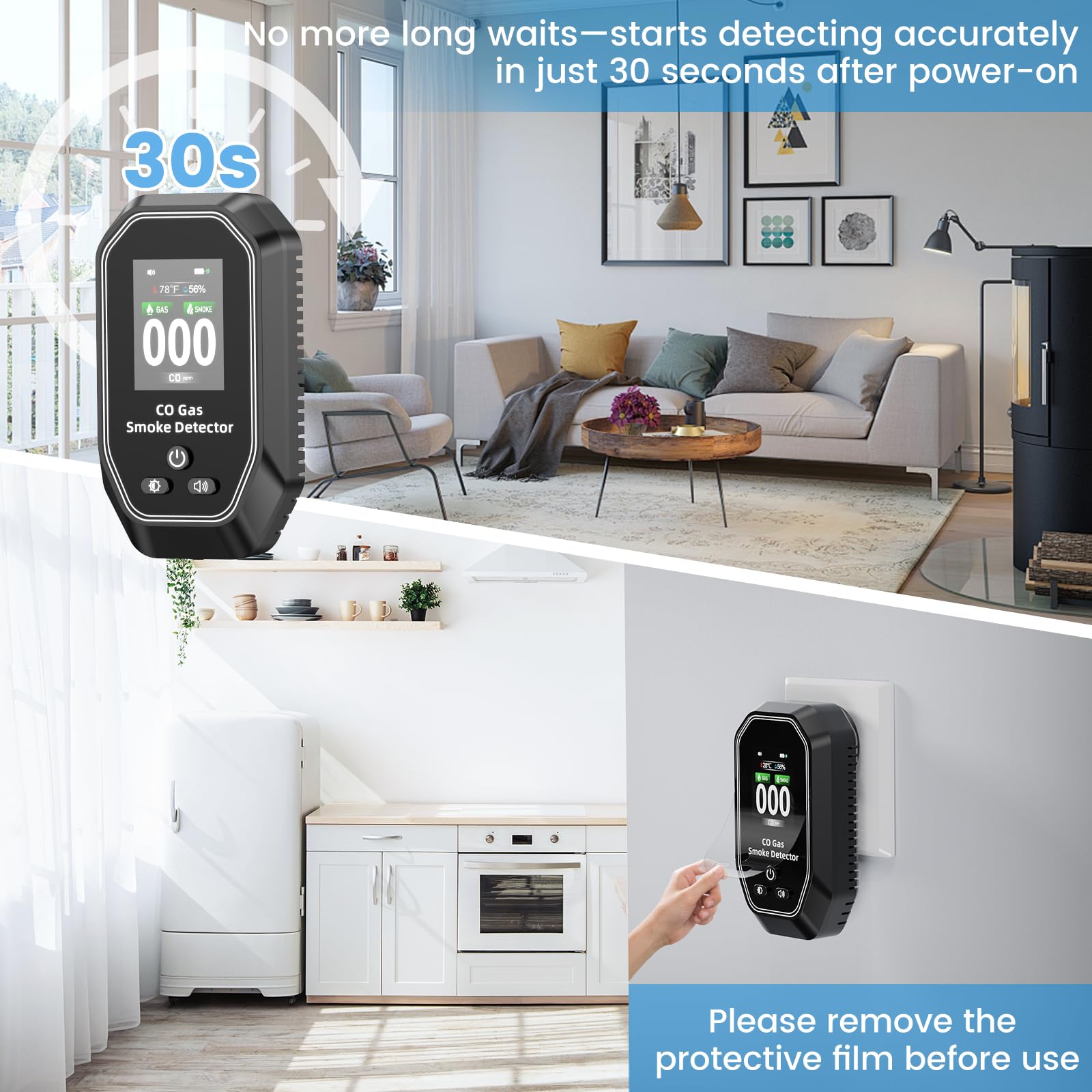 MODOFO TOOL 180-degree rotatable screen fits any outlet