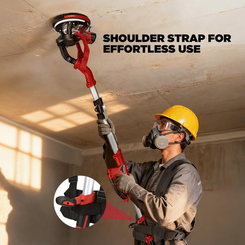 MODOFO TOOL 1200W motor delivers steady power across drywall and ceilings
