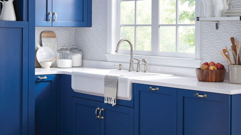 Moen 87044SRS installed in a modern kitchen setup
