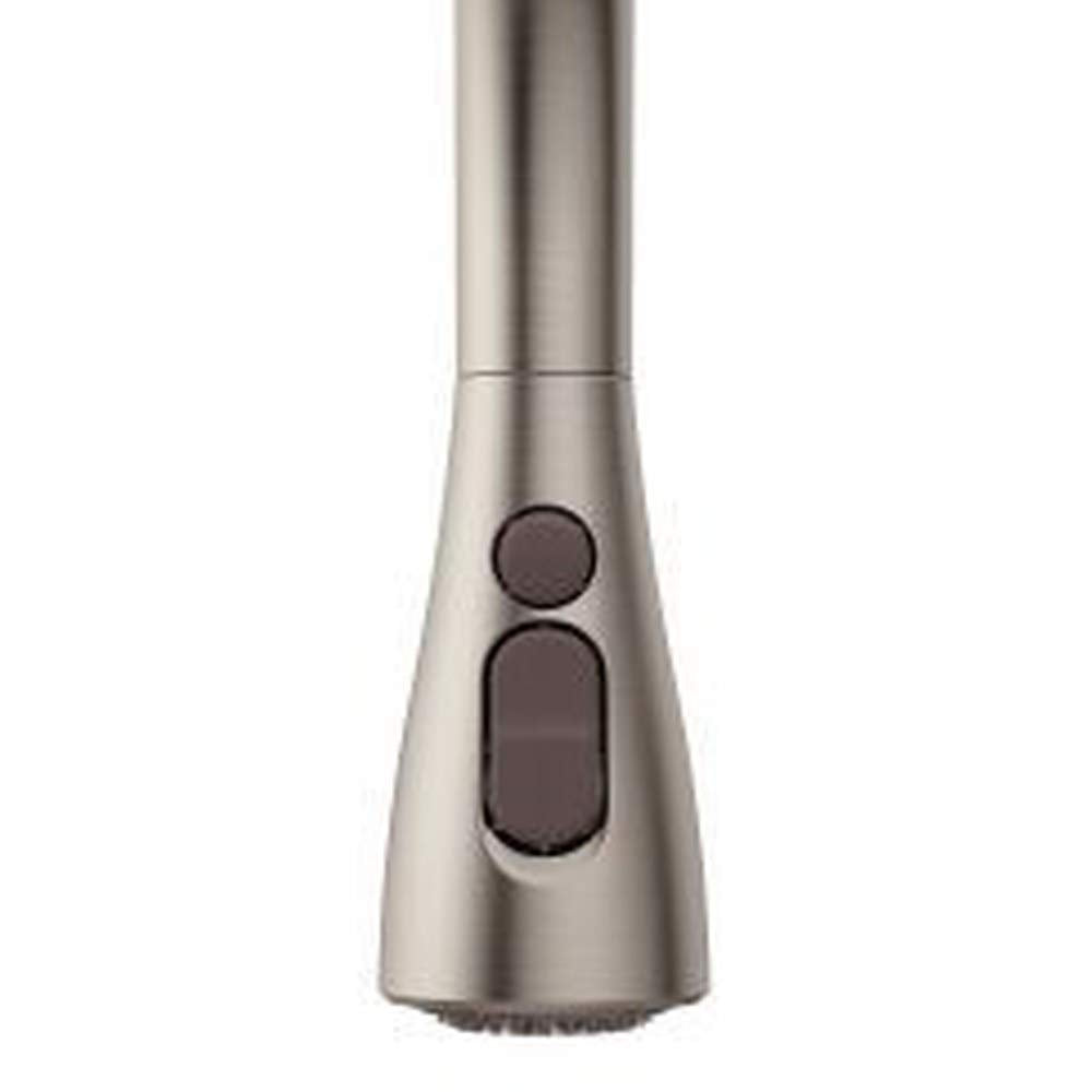 Moen Arbor Wand Kit in Spot Resist Stainless reduces fingerprints for a cleaner, low-maintenance faucet look