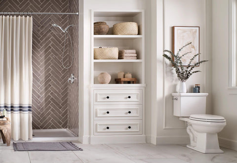 Moen Attune chrome finish adds a mirror-like shine and durability