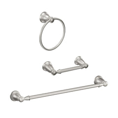 Moen Banbury 24-inch towel bar adds organized style to your bath.