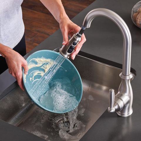 Moen Brantford escutcheon included for flexible mounting