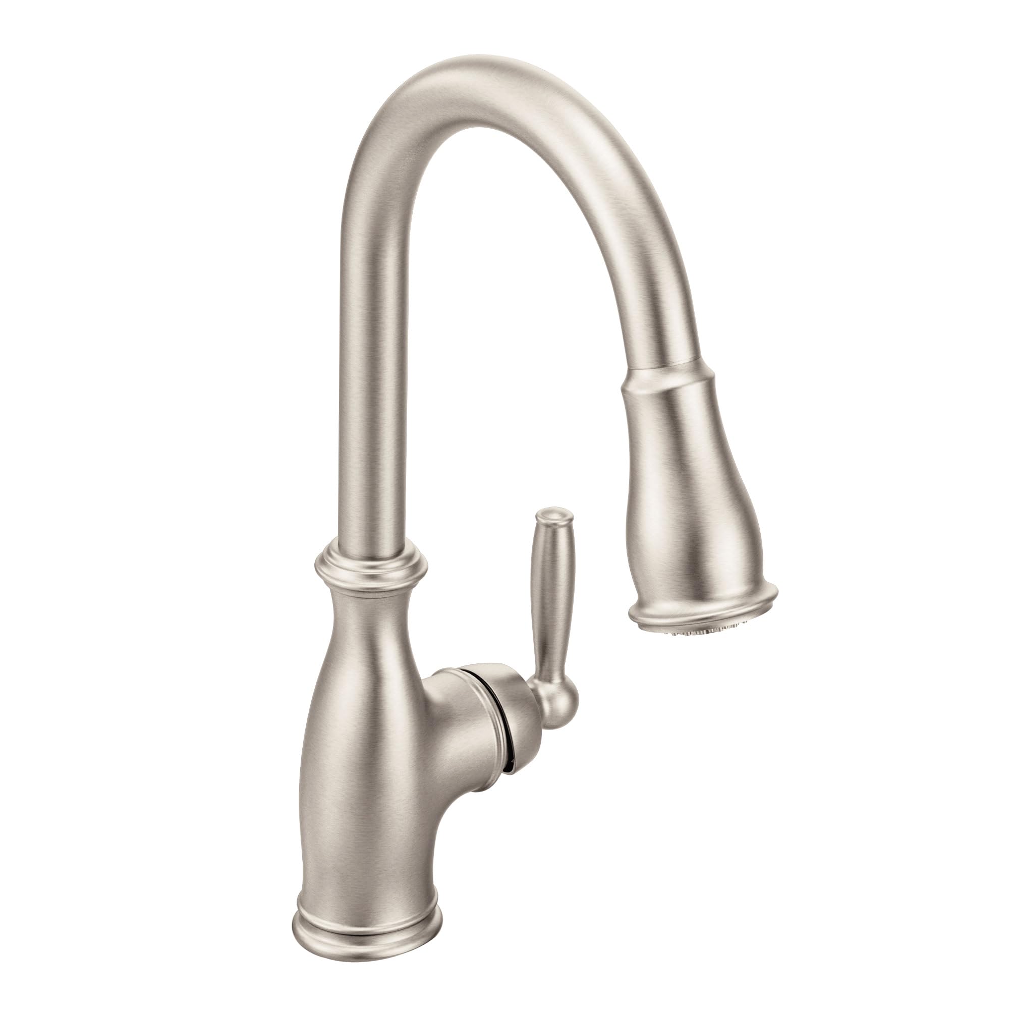 Moen Brantford pull-down sprayer for easy kitchen cleaning and filling