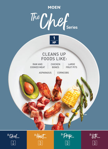 Moen Chef EX100C 360 Clean Rinse helps reduce odors and keeps sinks fresher