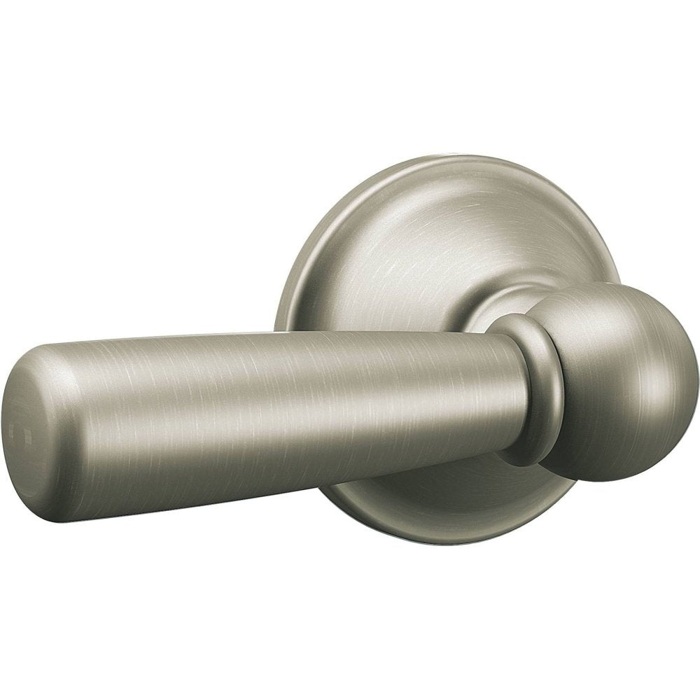 Moen DN6801BN Sage Inspirations lever, front view, secure metal post in brushed nickel finish.